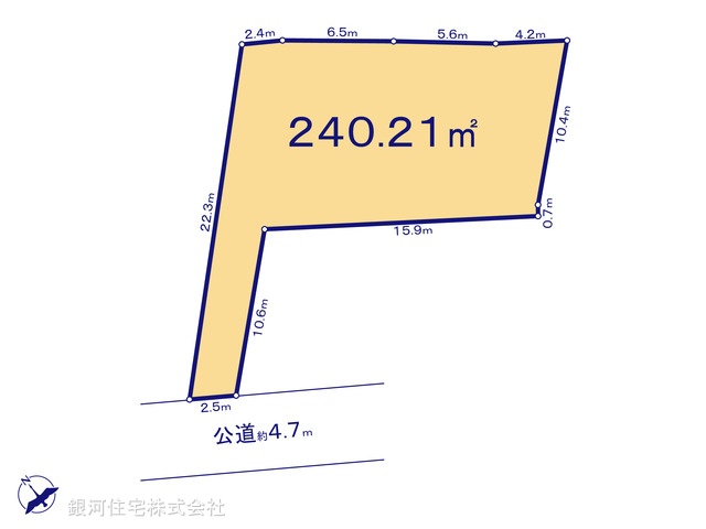 G00387268 神奈川県伊勢原市桜台１丁目 土地 1780万円【区画図】