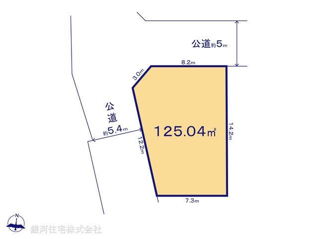 G00387280 千葉県柏市高田 土地 2948万円【区画図】