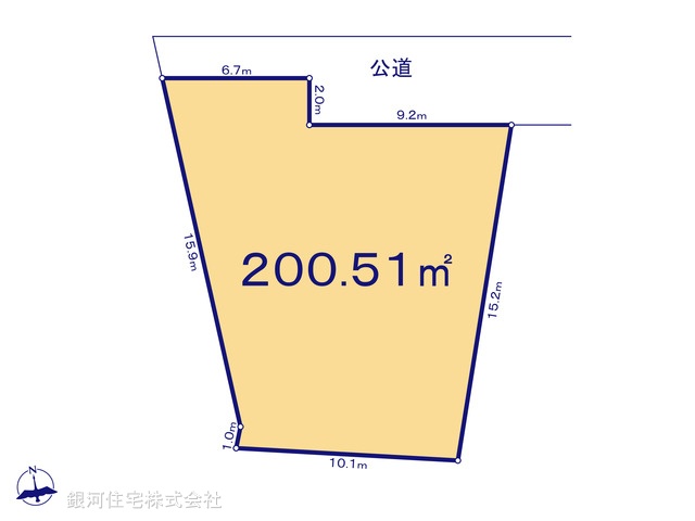 G00387302 東京都町田市本町田 土地 2180万円【区画図】