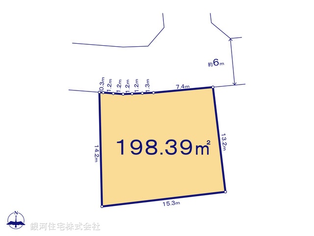 G00387356 千葉県木更津市港南台４丁目 土地 1300万円【区画図】