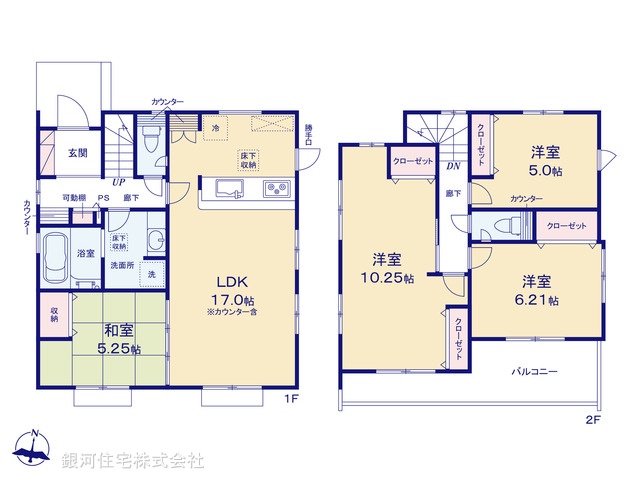 G00387371 埼玉県所沢市大字下富 新築一戸建て 4298万円 土地面積188.45m² (約57.00坪) 建物面積103.86m² (約31.41坪) 間取り４ＬＤＫ 築年月2026年01月(築１年以内)【間取図】
