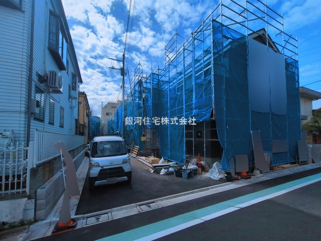 G00387395 東京都葛飾区水元３丁目 新築一戸建て 4990万円 土地面積80.02m² (約24.20坪) 建物面積89.63m² (約27.11坪) 間取り３ＳＬＤＫ 築年月2026年04月【外観3】