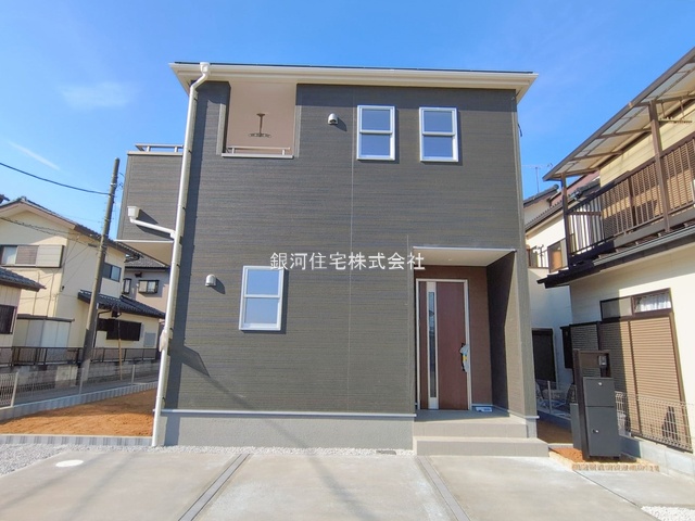 G00387411 埼玉県さいたま市岩槻区城南１丁目 新築一戸建て 3780万円 土地面積162.07m² (約49.02坪) 建物面積107.64m² (約32.56坪) 間取り４ＬＤＫ 築年月2026年02月【外観6】