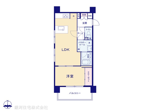 G00387479 東京都台東区浅草橋５丁目 中古マンション 7980万円【間取図】