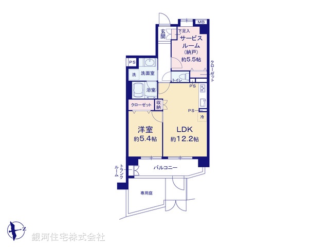 G00387483 東京都板橋区徳丸４丁目 中古マンション 3999万円【間取図】