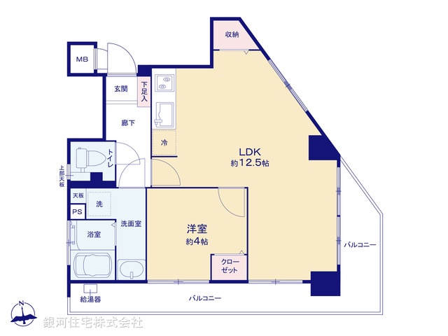 G00387532 東京都板橋区氷川町 中古マンション 2580万円【間取図】