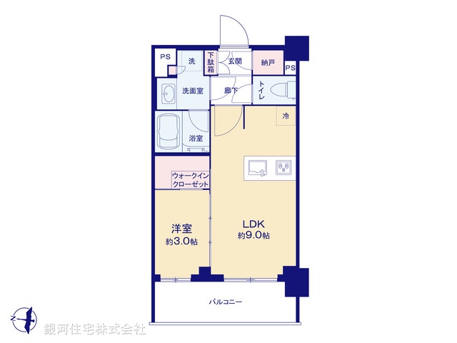 G00387596 東京都墨田区本所４丁目 中古マンション 5480万円【間取図】