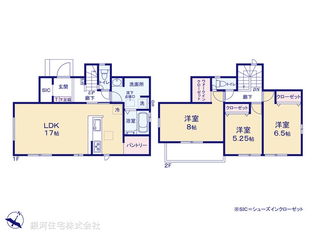 G00387665 千葉県佐倉市山崎 新築一戸建て 2990万円【間取図】