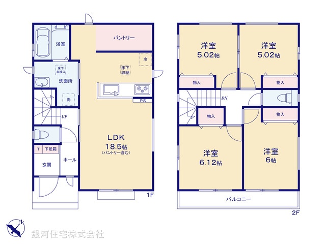 G00387670 埼玉県狭山市大字南入曽 新築一戸建て 3290万円【間取図】