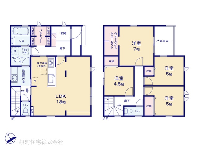G00387690 埼玉県深谷市上野台 新築一戸建て 3390万円【間取図】