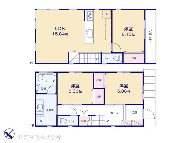 G00387716 神奈川県逗子市池子３丁目 新築一戸建て 4980万円【間取図】