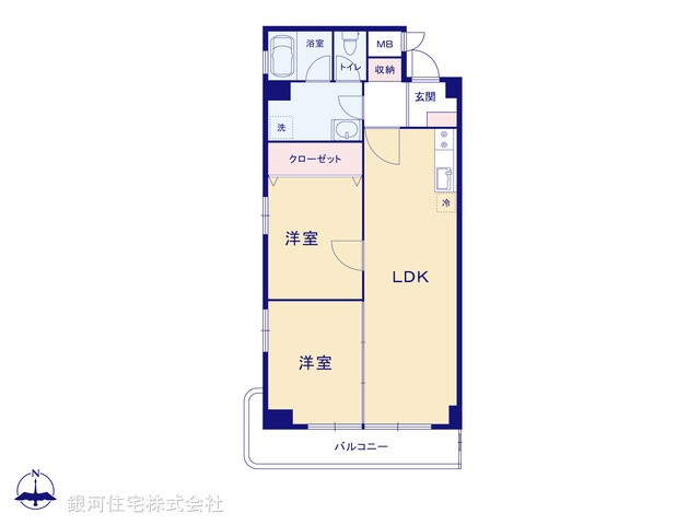 G00387772 埼玉県川口市上青木西１丁目 中古マンション 2190万円【間取図】