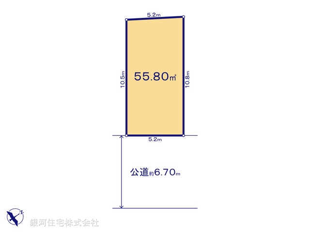 G00387825 神奈川県横浜市西区元久保町 土地 3220万円【区画図】