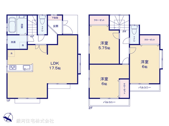 G00387836 東京都町田市矢部町 中古一戸建て 2699万円【間取図】