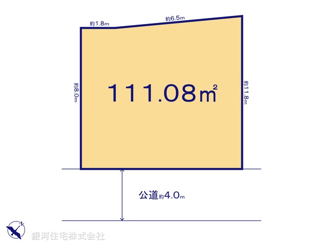 G00387874 埼玉県越谷市蒲生１丁目 土地 3099万円【区画図】
