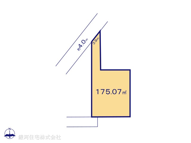 G00387908 神奈川県平塚市根坂間 土地 880万円【区画図】
