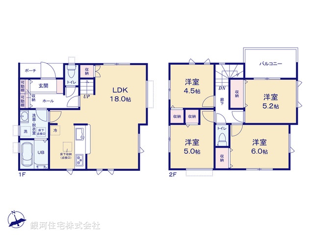 G00387915 埼玉県富士見市渡戸２丁目 新築一戸建て 3880万円【間取図】