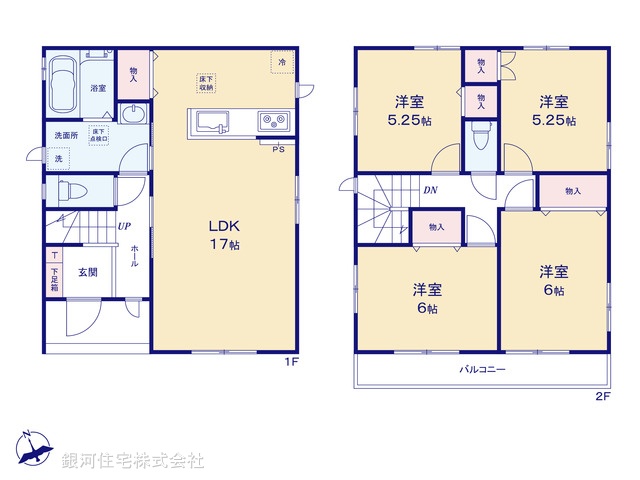 G00388012 千葉県千葉市中央区大森町 新築一戸建て 3490万円【間取図】