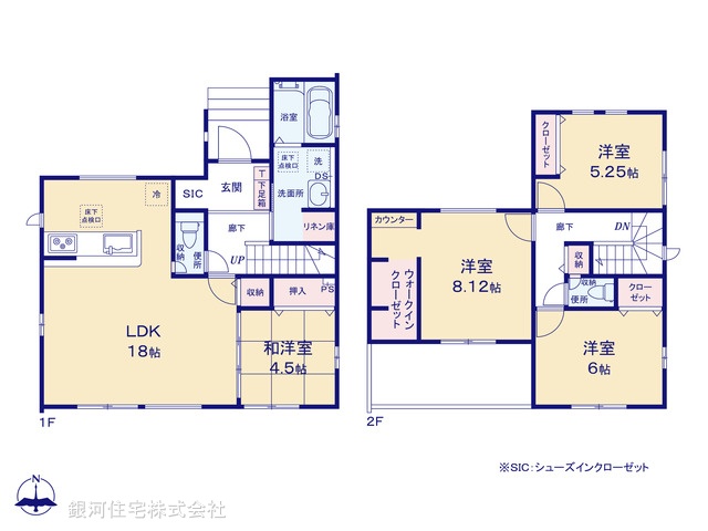G00388024 千葉県千葉市中央区蘇我３丁目 新築一戸建て 4290万円【間取図】
