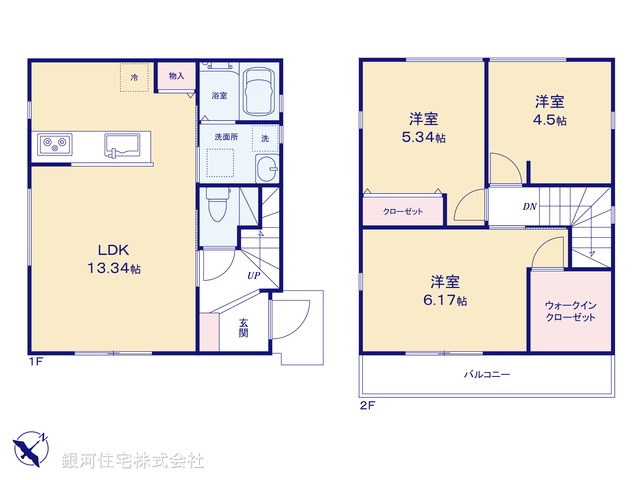 G00388047 千葉県市川市曽谷４丁目 新築一戸建て 3180万円【間取図】