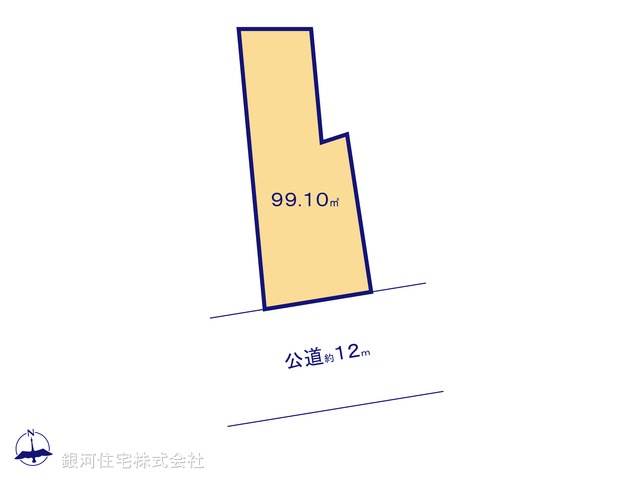G00388238 埼玉県川越市久保町 土地 2480万円【区画図】