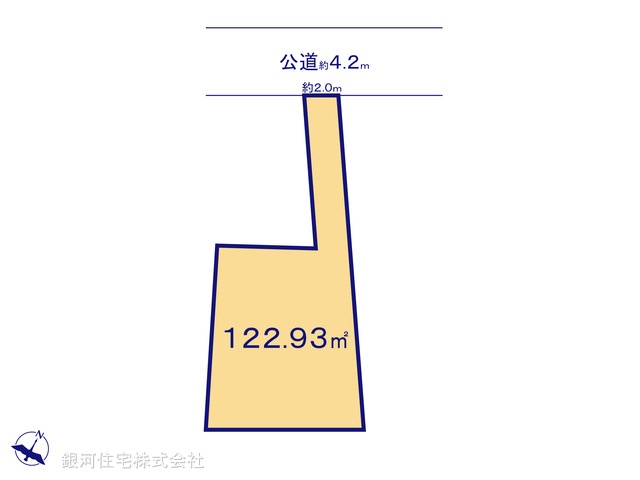 G00388270 埼玉県富士見市上沢１丁目 土地 1690万円【区画図】
