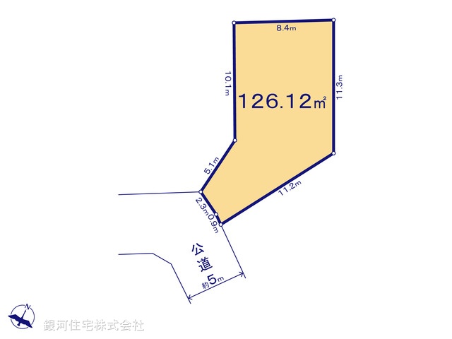 G00388278 埼玉県さいたま市見沼区大字東新井 土地(建築条件付土地) 1980万円【区画図】