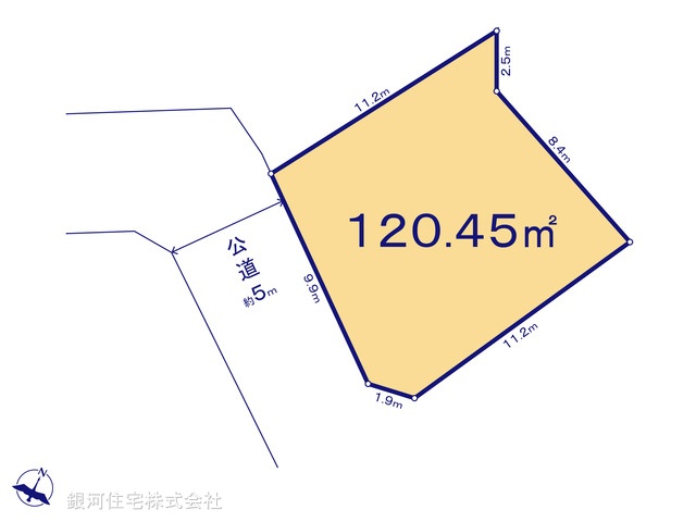 G00388279 埼玉県さいたま市見沼区大字東新井 土地(建築条件付土地) 2180万円【区画図】