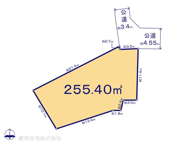 G00388296 千葉県八千代市大和田 土地 2298万円【区画図】