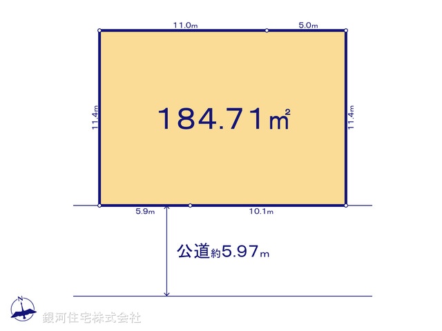 G00388362 千葉県船橋市坪井町 土地(建築条件付土地) 3920万円【区画図】