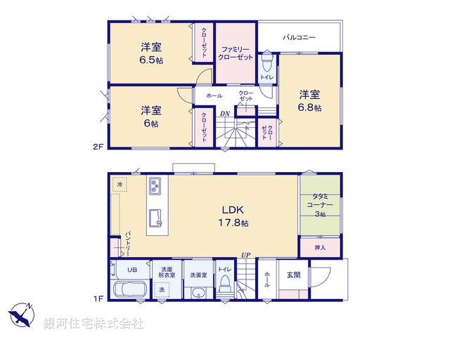 G00388427 埼玉県入間市東藤沢８丁目 新築一戸建て 3750万円【間取図】