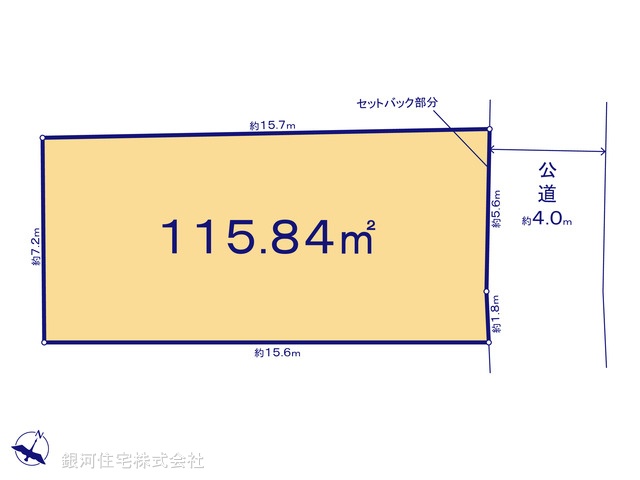 G00388521 東京都大田区雪谷大塚町 土地 1億1990万円【区画図】