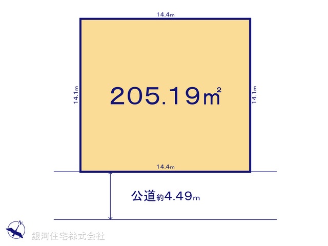G00388546 千葉県船橋市芝山４丁目 土地 3850万円【区画図】