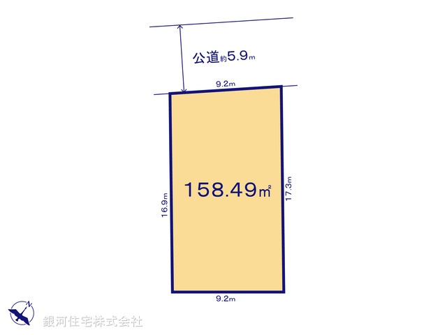 G00388552 埼玉県上尾市大字上 土地 2390万円【区画図】