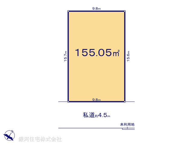 G00388689 埼玉県北本市東間８丁目 土地 2399万円【区画図】
