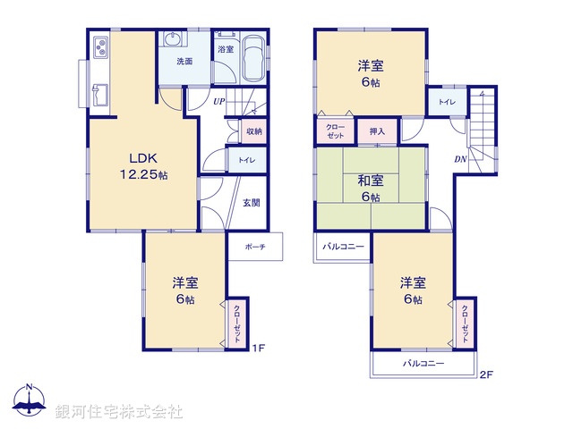 G00388712 埼玉県入間市東町４丁目 中古一戸建て 2599万円【間取図】