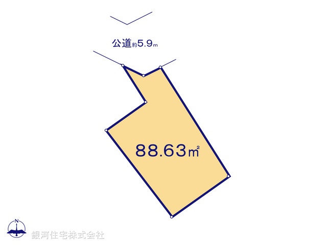 G00388718 埼玉県さいたま市岩槻区原町 土地 750万円【区画図】