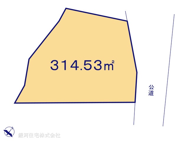 G00388770 埼玉県川越市南大塚１丁目 土地 3110万円【区画図】