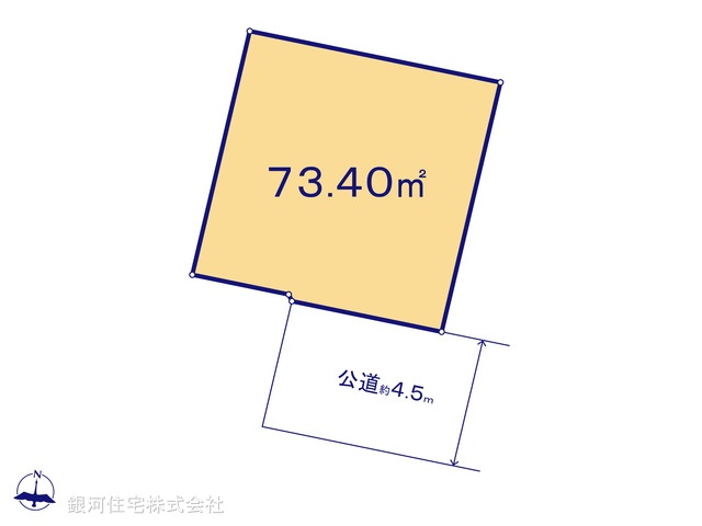 G00388804 神奈川県川崎市川崎区浅田２丁目 土地 3690万円【区画図】