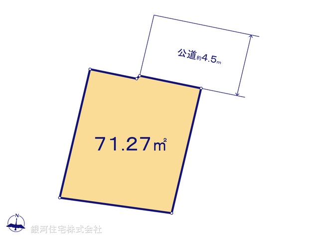 G00388808 神奈川県川崎市川崎区浅田２丁目 土地 3490万円【区画図】