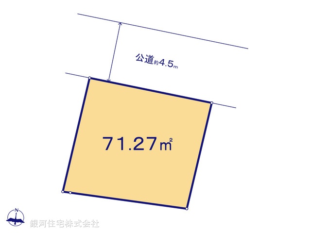 G00388810 神奈川県川崎市川崎区浅田２丁目 土地 3890万円【区画図】