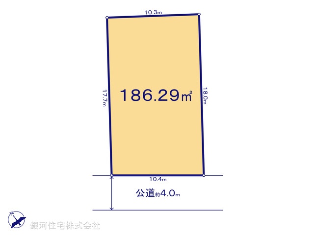 G00389078 神奈川県鎌倉市今泉台６丁目 土地(建築条件付土地) 3830万円【区画図】