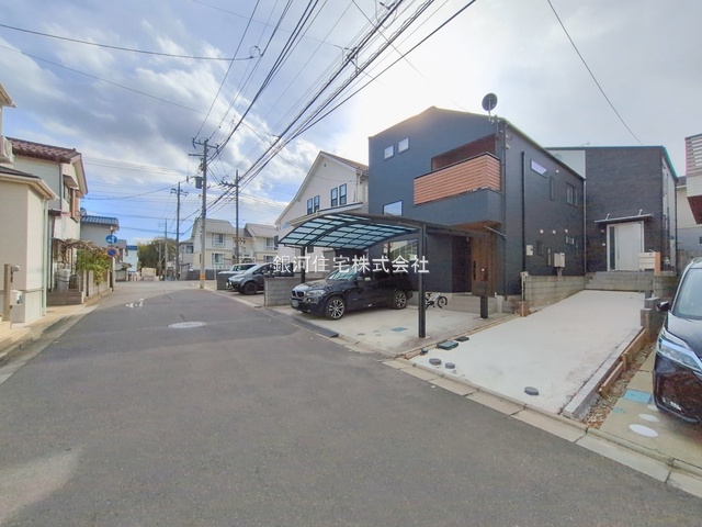 G00389105 埼玉県川口市柳崎４丁目 新築一戸建て 9990万円 土地面積131.12m² (約39.66坪) 建物面積105.99m² (約32.06坪) 間取り２ＳＬＤＫ 築年月2025年10月(築１年以内)【外観9】