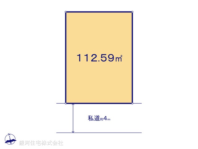 G00389187 埼玉県川口市大字峯 土地 2520万円【区画図】