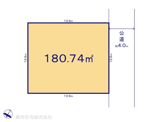 G00389366 埼玉県桶川市大字上日出谷 土地 1980万円【区画図】
