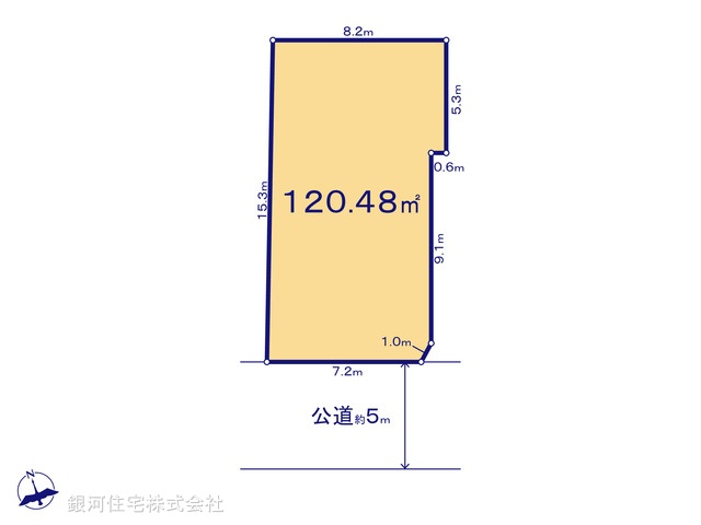 G00389541 千葉県松戸市中根 土地(建築条件付土地) 3790万円【区画図】