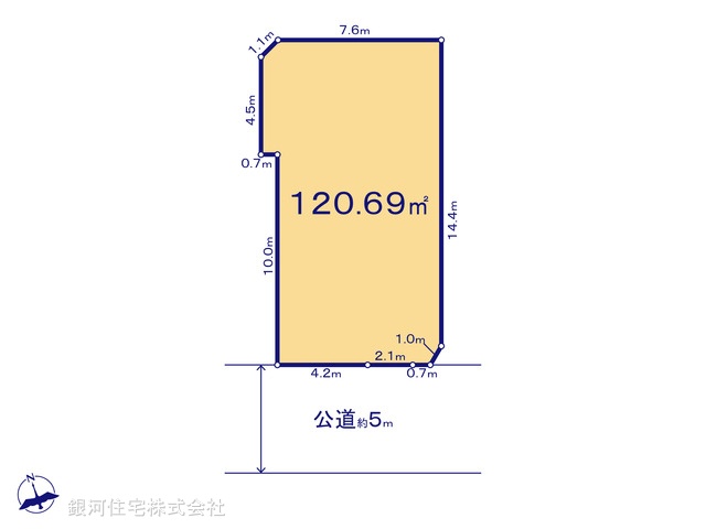 G00389542 千葉県松戸市中根 土地(建築条件付土地) 3690万円【区画図】