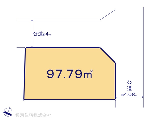 G00389552 千葉県船橋市新高根３丁目 土地 2350万円【区画図】