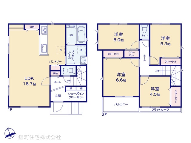 G00389677 神奈川県横浜市戸塚区上矢部町 新築一戸建て 4290万円【間取図】