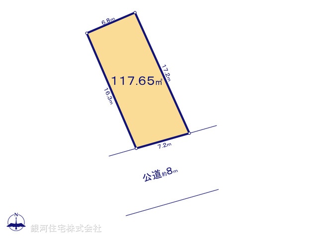 G00389699 埼玉県川口市上青木６丁目 土地(建築条件付土地) 3483万円【区画図】
